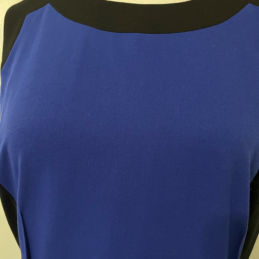 Calvin Klein Midi Dress size 10 Like New Royal Blue - Picture 10 of 14